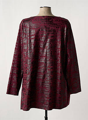 Veste casual tissage suedine violet ROMEO POUR JULIETTE femme