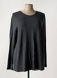 Pull stretch manches longues gris ALAIN MURATI femme