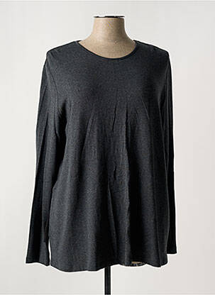 Pull stretch manches longues gris ALAIN MURATI femme
