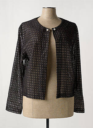 Gilet manches longues noir VETISTYLE pour femme