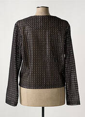 Gilet manches longues noir VETISTYLE pour femme seconde vue