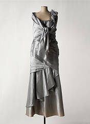 Robe longue gris CREATIF PARIS pour femme seconde vue