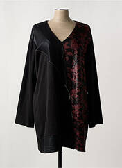 Robe mi-longue noir LADY BELLE pour femme seconde vue