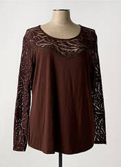 T-shirt marron NANA BELLE pour femme seconde vue