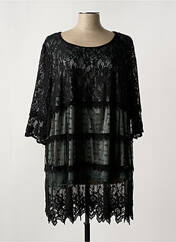 Tunique manches longues noir NANA BELLE pour femme seconde vue