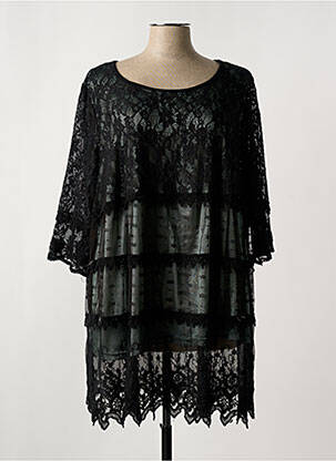 Tunique manches longues noir NANA BELLE pour femme