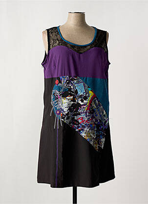 Tunique sans manche noir L33 pour femme