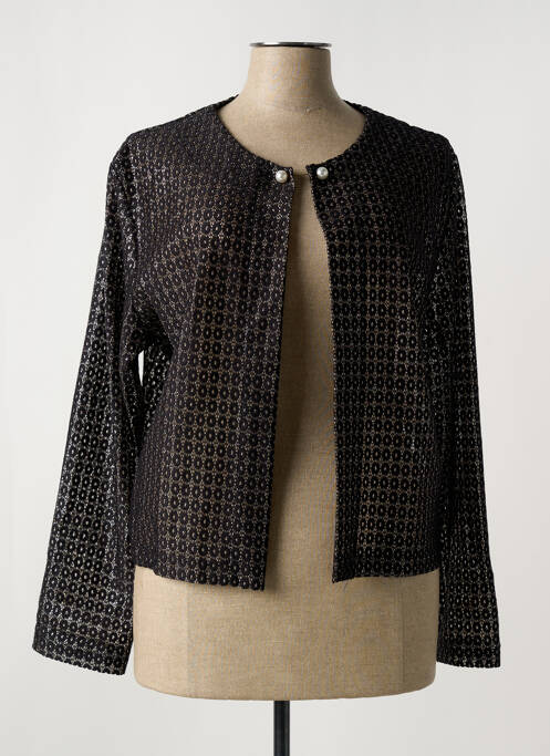 Gilet manches longues noir VETISTYLE pour femme