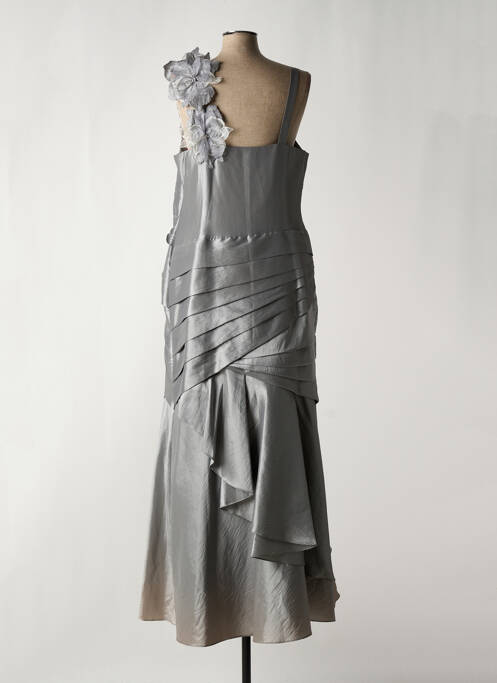 Robe longue gris CREATIF PARIS pour femme