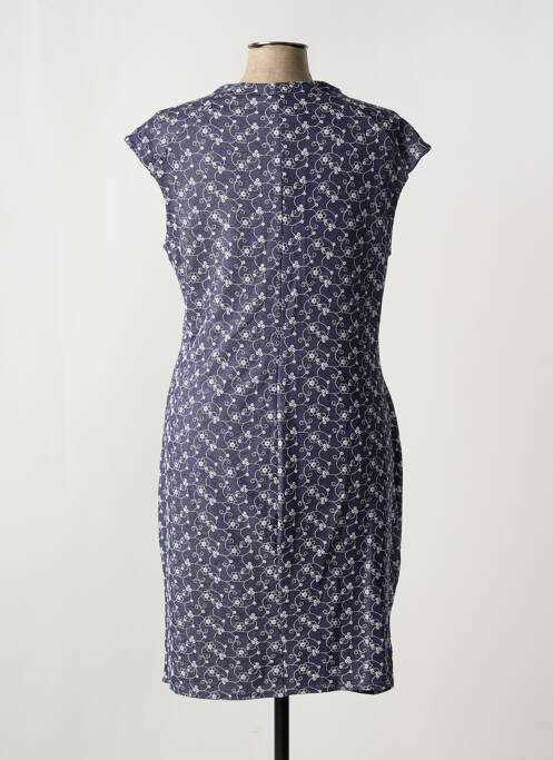 Robe mi-longue bleu ROMEO POUR JULIETTE pour femme