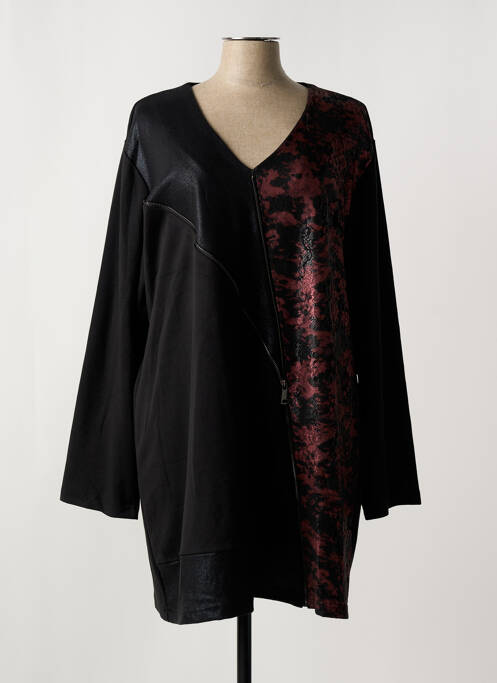 Robe mi-longue noir LADY BELLE pour femme