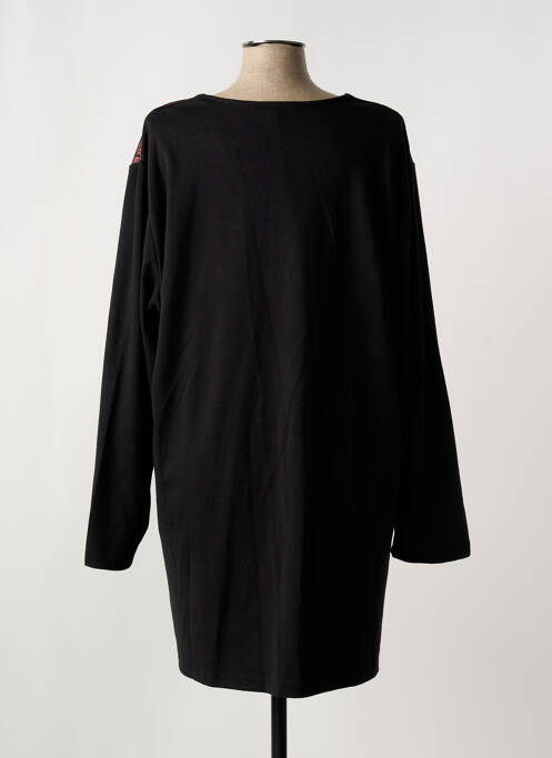 Robe mi-longue noir LADY BELLE pour femme