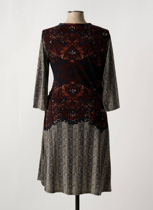 Robe mi-longue noir ROMEO POUR JULIETTE pour femme