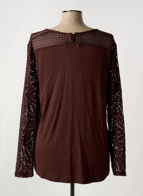 T-shirt marron NANA BELLE pour femme