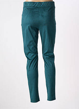 Jegging tissage suedine taille normale vert MONACO COLLECTION femme