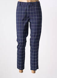 Pantalon slim poches taille haute bleu HIPPOCAMPE femme