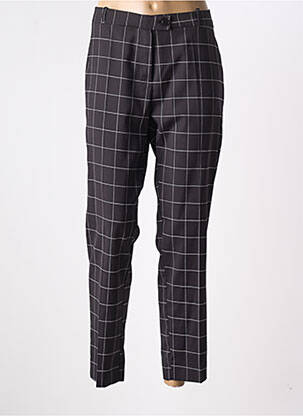Pantalon slim poches taille haute noir HIPPOCAMPE femme