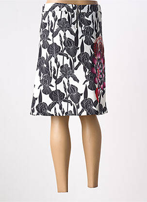 Jupe mi-longue stretch noir 101 IDEES femme