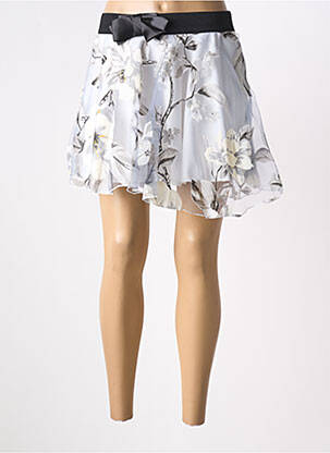 Jupe courte taille haute gris CHARBELL femme