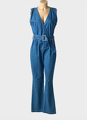 Combi-pantalon coupe cintrée sans manche bleu RINASCIMENTO femme