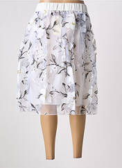 Jupe mi-longue blanc CHARBELL pour femme seconde vue