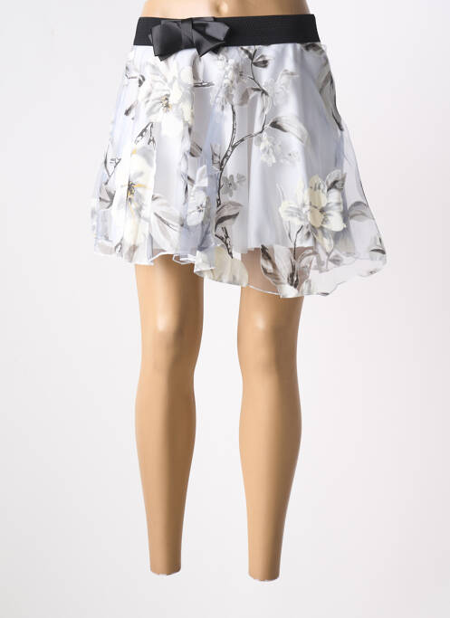 Jupe courte taille haute gris CHARBELL femme