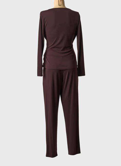 Ensemble pantalon marron ROMEO POUR JULIETTE pour femme