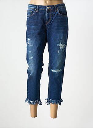 Pantacourt taille basse taille basse bleu LTB femme