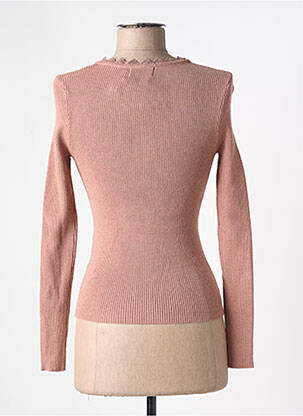 Pull coupe cintrée manches longues rose MOLLY BRACKEN femme