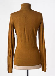 Pull col roulé marron ICHI pour femme seconde vue