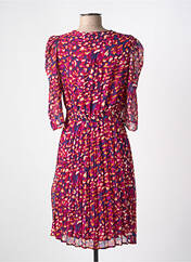 Robe mi-longue rose LA PETITE ETOILE pour femme seconde vue