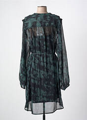 Robe mi-longue vert ICHI pour femme seconde vue