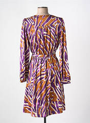 Robe mi-longue violet LA PETITE ETOILE pour femme seconde vue