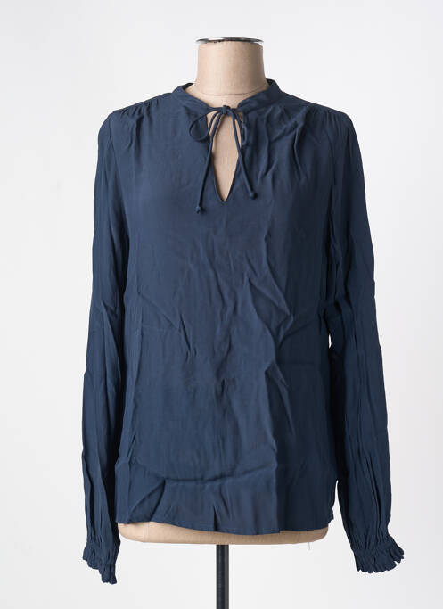 Blouse bleu ICHI pour femme