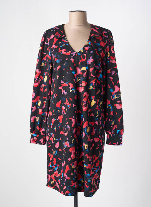 Robe mi-longue rose ICHI pour femme