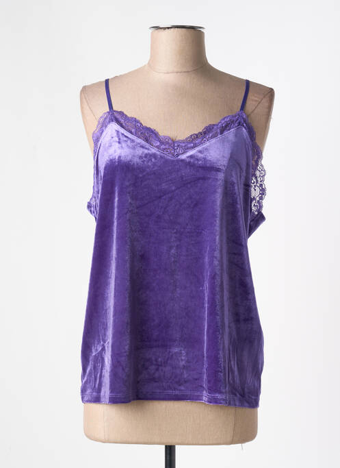 T-shirt violet ICHI pour femme