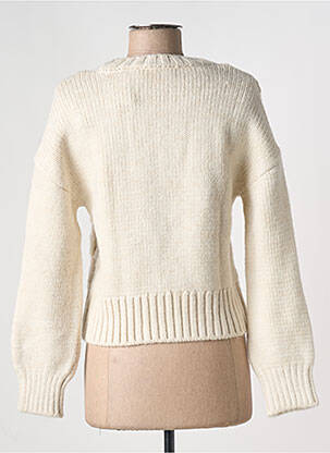 Pull stretch manches longues beige VERO MODA femme