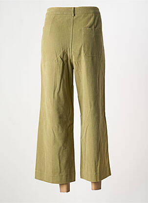 Jeans coupe large poches taille haute vert GRACE & MILA femme
