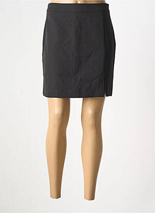 Jupe courte taille haute noir ICHI femme
