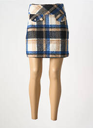 Jupe courte taille haute bleu VERO MODA femme
