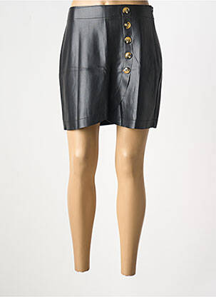 Jupe courte taille élastique noir NOISY MAY femme