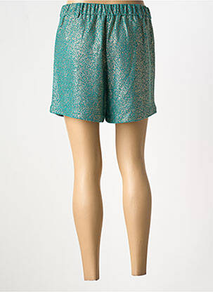 Short taille à pinces taille haute vert MOLLY BRACKEN femme