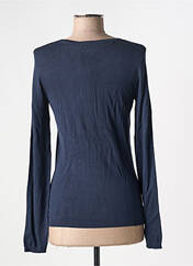 Gilet manches longues bleu ICHI pour femme seconde vue