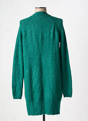 Gilet manches longues vert ICHI pour femme seconde vue