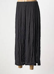 Jupe longue noir ICHI pour femme seconde vue