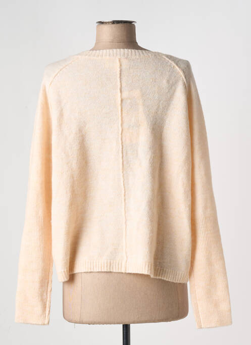 Gilet manches longues beige GRACE & MILA pour femme