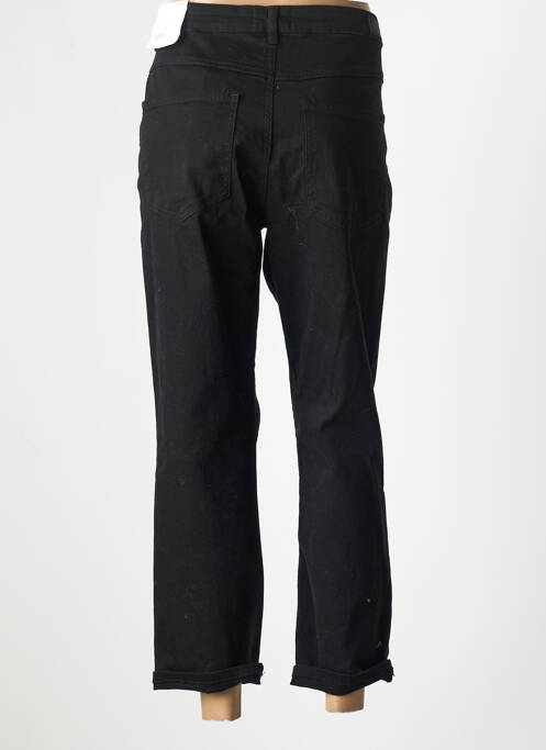 Jeans coupe droite noir ICHI pour femme