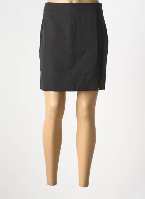 Jupe courte noir ICHI pour femme