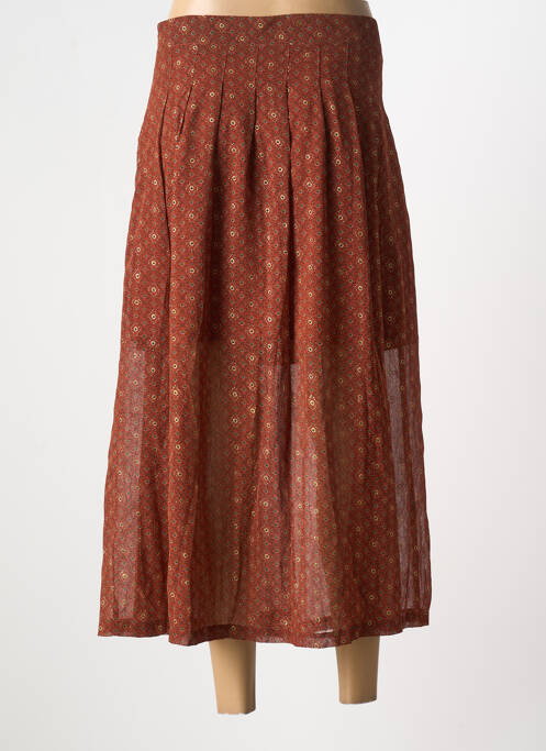 Jupe longue marron MOLLY BRACKEN pour femme