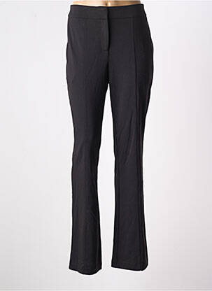 Pantalon flare stretch taille haute noir ICHI femme